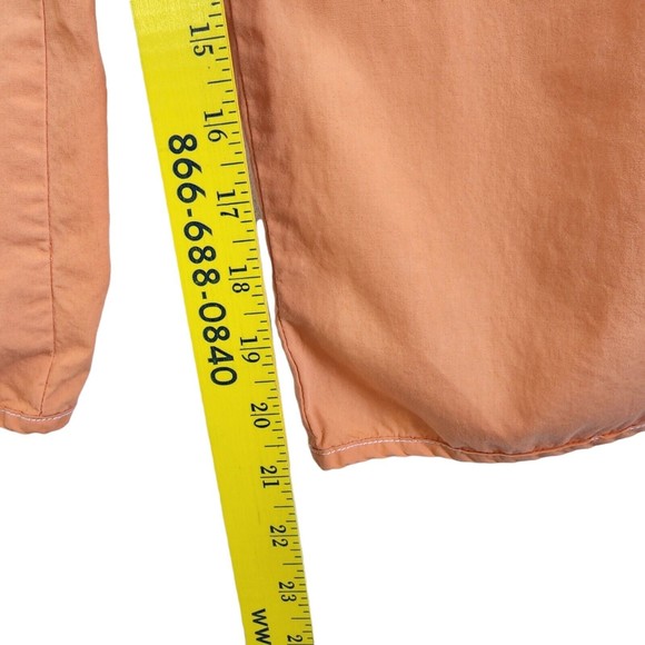 A&F ABERCROMBIE & FITCH Women's Sz 4 Orange/Peach Drawstring Cargo Capri Pants - Picture 7 of 12